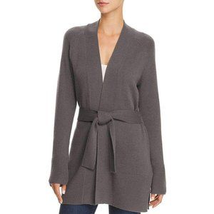 Theory | Cashmere Malinka belted cardigan | Charcoal | Size S